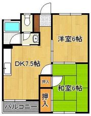 メイプル宇佐町の間取り画像