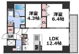 アーバネックス天満橋Southの間取り画像