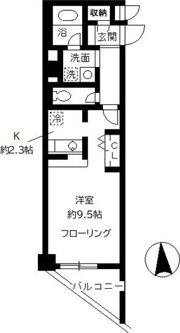 エルカスティージョ ムサシの間取り画像