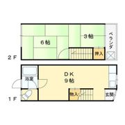美田町テラスハウスの間取り画像