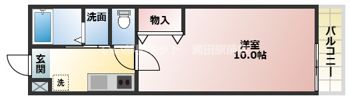 アークリード石山の間取り画像