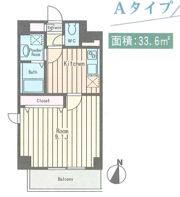 ベルジェ東陽町の間取り画像