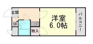 ビスタ川西の間取り画像