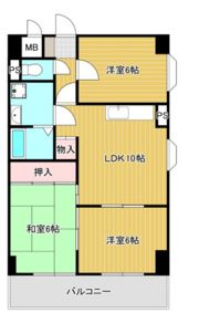 森ビルの間取り画像