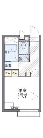 レオパレスエレガンスオキノミヤの間取り画像