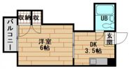 コーポ安留の間取り画像