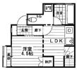 柏町貸家の間取り画像