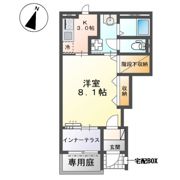 飛龍 高坂（東松山市高坂アパート新築工事）の間取り画像
