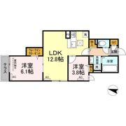ルリアン北小岩Ⅱの間取り画像