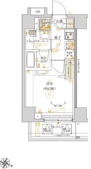 ベルシード横濱吉野町マキシヴの間取り画像