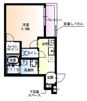 フジパレス滝井元町Ⅱ番館の間取り画像