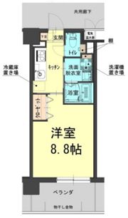 ルネス武富Ⅱ号館の間取り画像