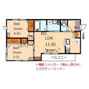 Belle fleur 吉祥寺の間取り画像