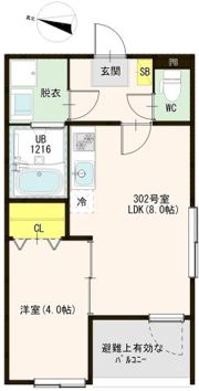 リラヴィ椥辻の間取り画像