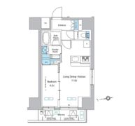 プレディアコート北千住の間取り画像