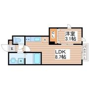 フルールBの間取り画像