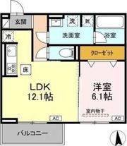 リュッカ鳥神の間取り画像