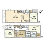 和泉戸建の間取り画像