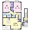 リュミエール Aの間取り画像