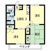 エステートピア植木の間取り画像