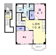 リ－・ロアンヌⅡの間取り画像