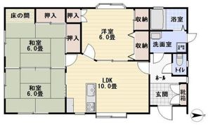 青江4丁目戸建の間取り画像
