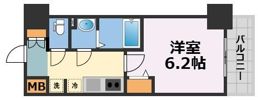 アドバンス大阪メルディアの間取り画像
