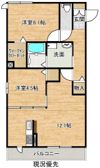 オーヴェストの間取り画像