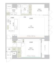 プレジオ谷町の間取り画像