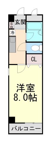ラフォーレ箕面の間取り画像