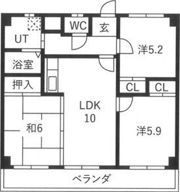 ベルズアネックスの間取り画像