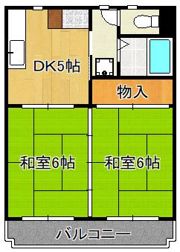 シャトレ安部山の間取り画像