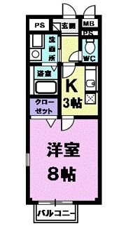 フレ－シュ西春の間取り画像