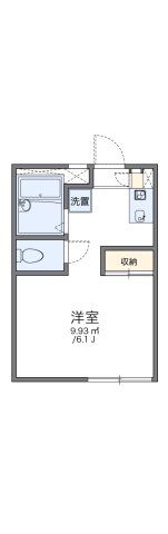 レオパレスグリーンヴェイルの間取り画像
