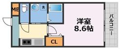 ラフィール十三の間取り画像