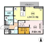 ナーブ屋島 A棟の間取り画像
