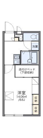レオパレス鈴蘭の間取り画像