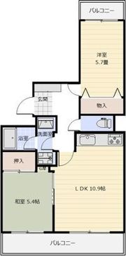 エスポア江南IIの間取り画像