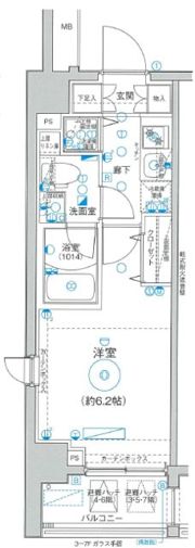 レア横濱天王町壱番館の間取り画像