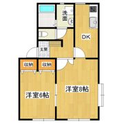 観音台ハイツC棟の間取り画像