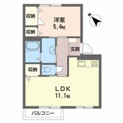 フレグランス長束 B棟の間取り画像