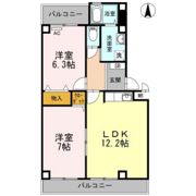 Twin Casa Ⅱ棟の間取り画像