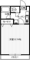 HIRAIハイツA棟の間取り画像