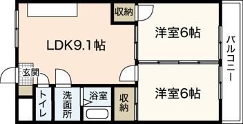 岡野ビルの間取り画像