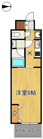 RJRプレシア折尾の間取り画像