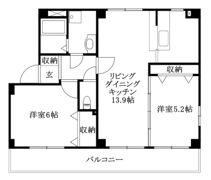 フォブールトキワ3の間取り画像