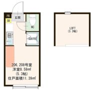 ハーモニーテラス上高井戸Ⅱの間取り画像