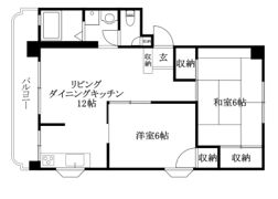 仙波マンションの間取り画像