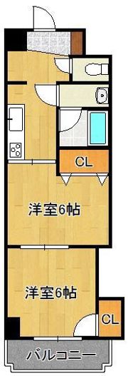 Hamiel九工大前の間取り画像