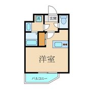 スカイコート品川御殿山EASTの間取り画像